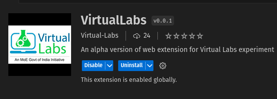 VSCode Web Extension for Virtual Labs